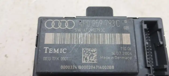 Audi A6 S6 C6 4F (2004 - 2008) 4F0959793C Блок управления дверью — фото 3