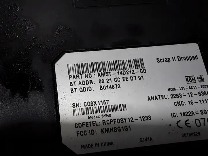 Ford Kuga II (2013 - 2019) AM5T14D212CD Bluetooth модуль — фото 3