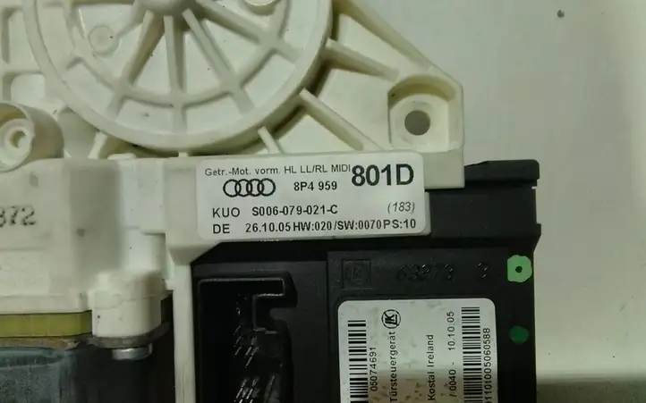 Audi A3/S3 8P (2004 - 2008) 8P4959801D Стеклоподъемник задней двери — фото 3