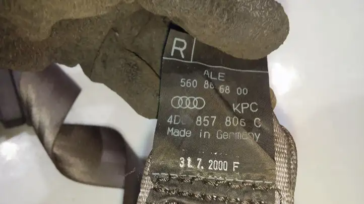 Audi A8 S8 D2 4D (1999 - 2002) 4D0857806C Задний ремень безопасности — фото 3