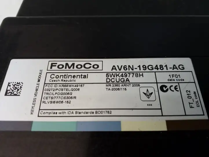 Ford Focus (2011 - 2015) AV6N19G481AG Модуль комфорта — фото 3