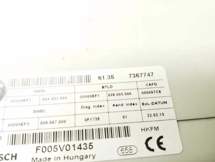 BMW 3 F30 F35 F31 (2012 - 2018) 61357367747 Блок управления крышкой багажника — фото 3