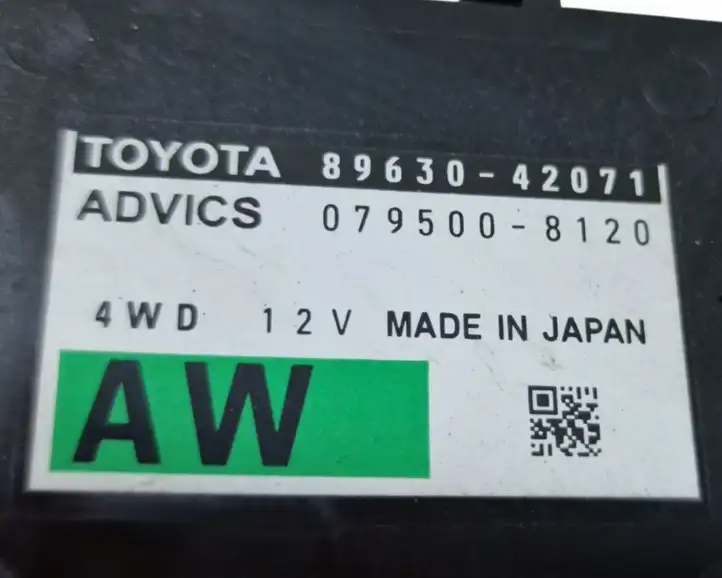 Toyota RAV 4 (XA40) (2012 - 2018) 8963042071 Прочие блоки управления — фото 6