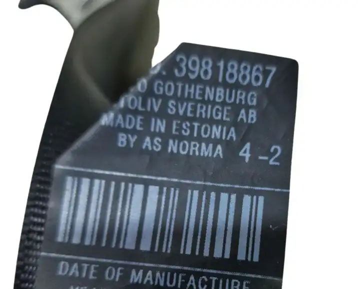 Volvo V60 (2013 - 2018) 6295067135 Центральный ремень безопасности — фото 6