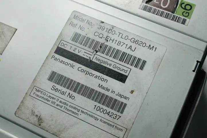 Honda Accord (2008 - 2016) 39100TL0G620M1 Магнитола / мультимедийная система — фото 4