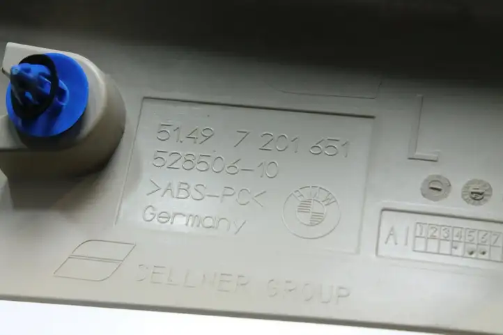 BMW 5 GT F07 (2010 - 2017) 7201651 Задняя боковая обшивка салона — фото 8