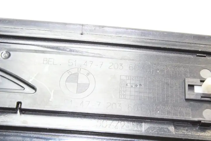 BMW 5 F10 F11 (2009 - 2016) 7203607 Внутренняя отделка переднего порога — фото 9