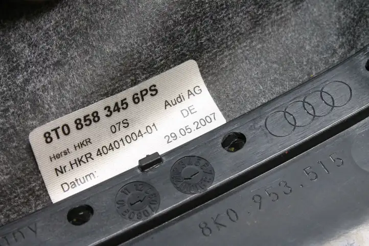 Audi A5 8T 8F (2007 - 2011) 8T0858345 Обшивка рулевой колонки — фото 7