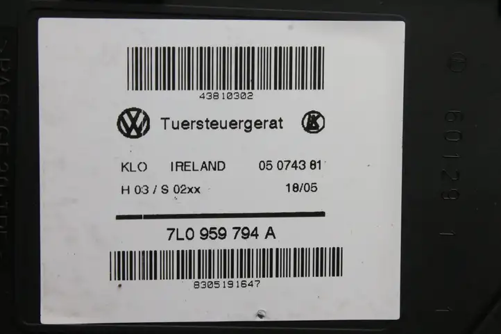 Porsche Cayenne (9PA) (2002 - 2010) 7L0959794A Стеклоподъемник задней двери — фото 3