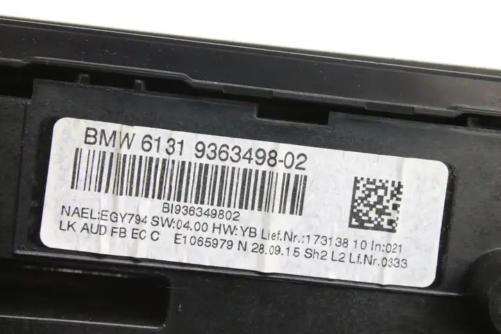 BMW 1 F20 F21 (2011 - 2019) 9363498 Включатель регулировки звука — фото 8