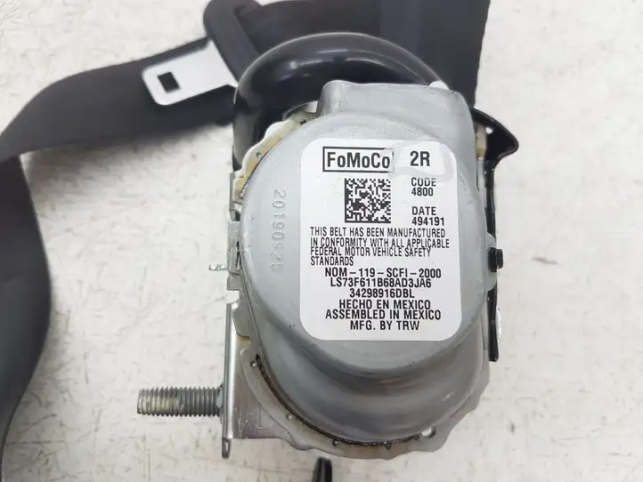 Ford Fusion II (2013 - ) LS73F611B68 Задний ремень безопасности — фото 3