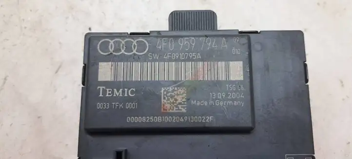 Audi A6 S6 C6 4F (2004 - 2008) 4F0959794A Блок управления дверью — фото 3