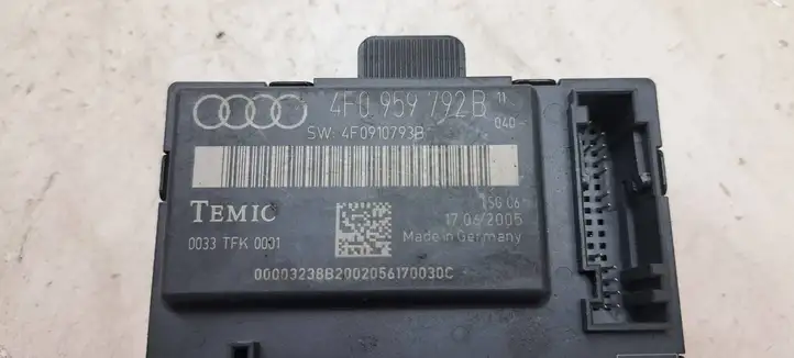Audi A6 S6 C6 4F (2004 - 2008) 4F0959792B Блок управления дверью — фото 3