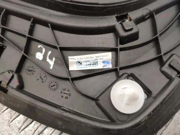 BMW 3 G20 G21 (2019 - ) 7465158 Молдинги задней двери — фото 4