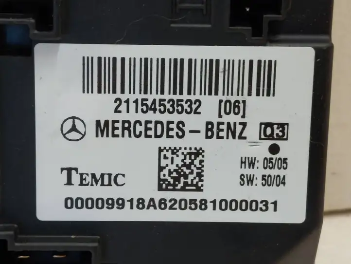 Mercedes-Benz E W211 (2002 - 2009) 2115453532 Модуль комфорта — фото 2