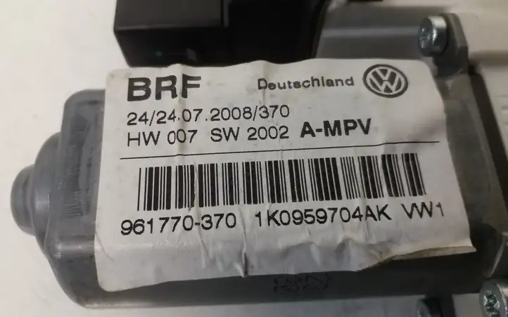 Volkswagen Touran I (2003 - 2010) 1K0959704AK Стеклоподъемник задней двери — фото 2