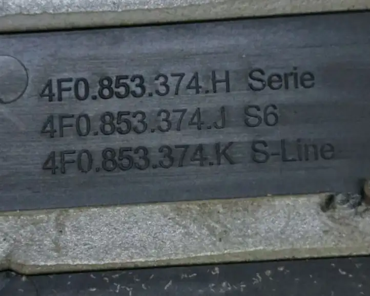 Audi A6 S6 C6 4F (2008 - 2011) 4F0853375K Внутренняя обшивка порога (комплект) — фото 7