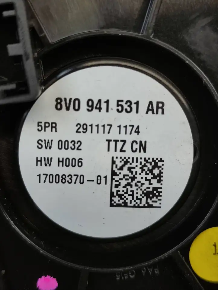 Audi A3/S3 8V (2016 - 2020) 8V0941531AR Включатель фонарей — фото 5