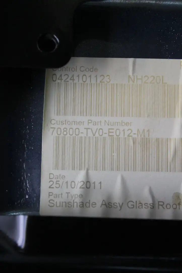 Honda Civic IX (2011 - 2017) 70800TV0E012M1 Комплект люка крыши — фото 6
