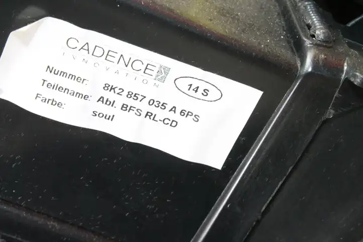 Audi A4 S4 B8 8K (2007 - 2011) 8K2857035A Вещевой ящик — фото 2
