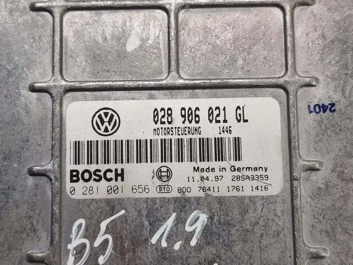 Volkswagen PASSAT B5 (1997 - 2000) 028906021GL Блок управления двигателем (ЭБУ) — фото 5