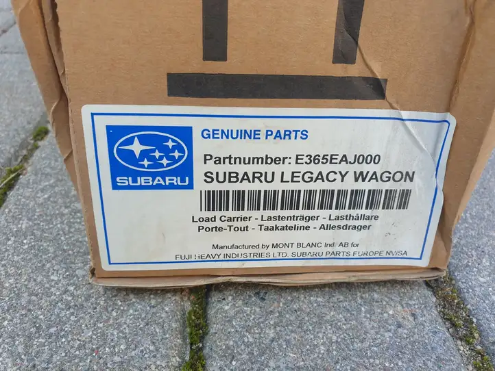 Subaru Legacy (2009 - 2013) E365EAJ000 Багажник на крыше — фото 6
