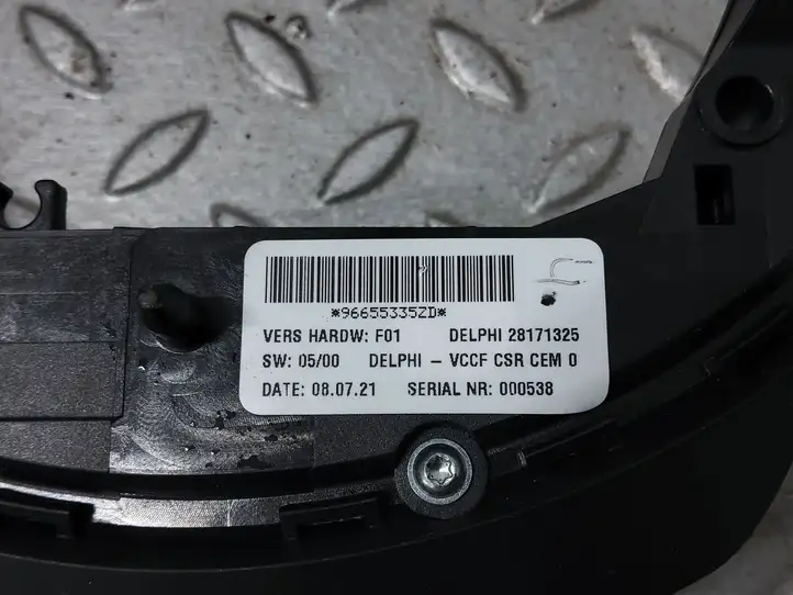 Citroen C5 (2008 - 2017) 96655335ZD Кнопки на рулевом колесе — фото 3