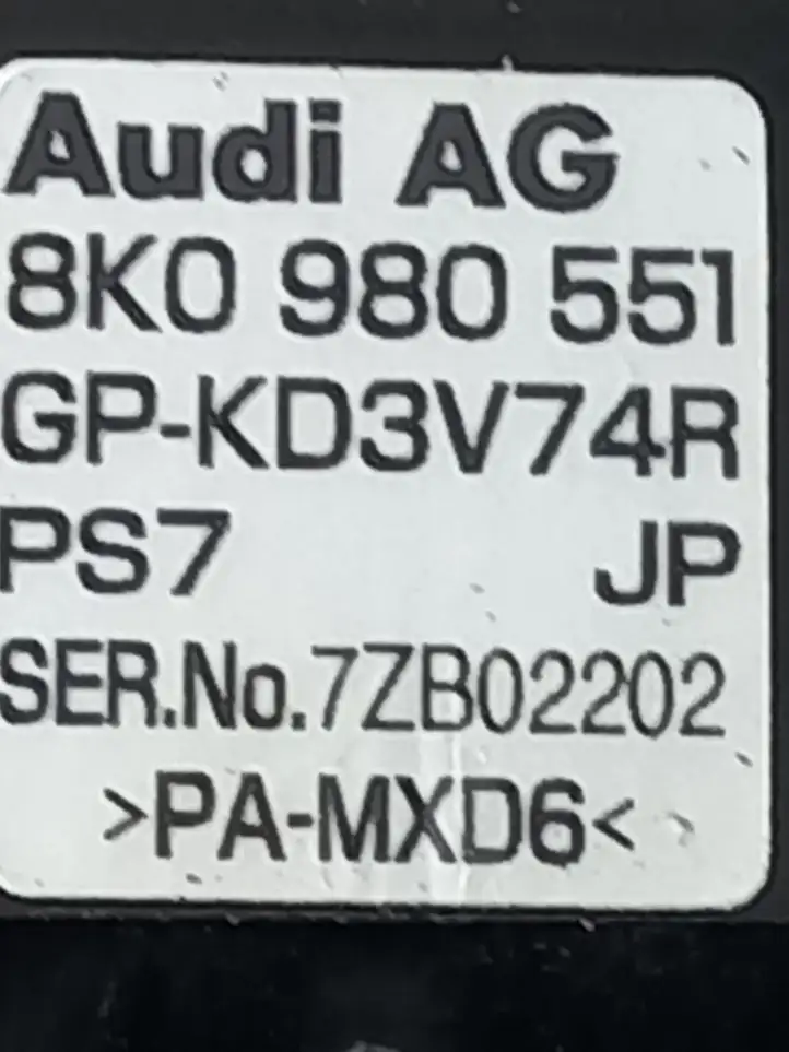 Audi A4 S4 B8 8K (2007 - 2011) 8K0980551 Видеокамера заднего вида — фото 1