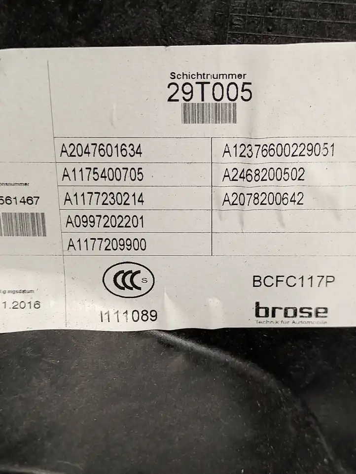 Mercedes-Benz CLA C117,X117,W117 (2013 - 2019) A1175400705 Стеклоподъемник передней двери (без мотора) — фото 4