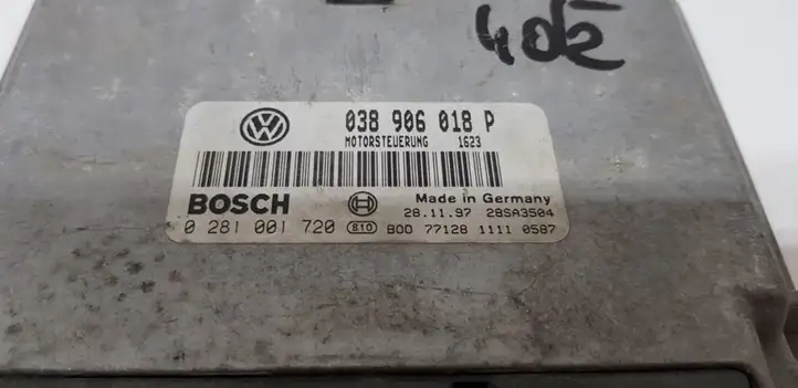 Volkswagen PASSAT B5.5 (2001 - 2005) 038906018P Блок управления двигателем (ЭБУ) — фото 3