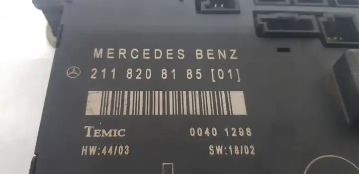 Mercedes-Benz E W211 (2002 - 2009) 2118208185 Прочие блоки управления — фото 2