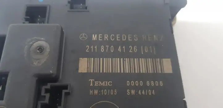 Mercedes-Benz E W211 (2002 - 2009) 2118704126 Прочие блоки управления — фото 2