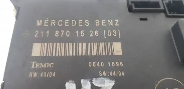 Mercedes-Benz E W211 (2002 - 2009) 2118701526 Прочие блоки управления — фото 3