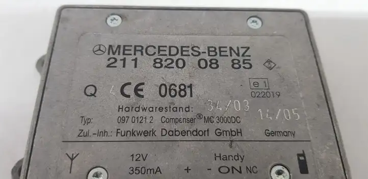 Mercedes-Benz E W211 (2002 - 2009) 2118200885 Прочие блоки управления — фото 3
