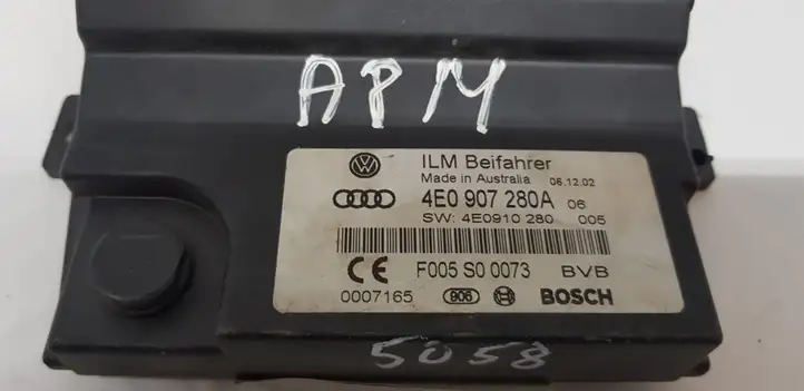 Audi A8 S8 D3 4E (2005 - 2007) 4E0907280A Прочие блоки управления — фото 2