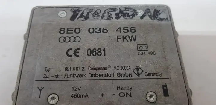 Audi A4 S4 B6 8E 8H (2000 - 2006) 8E0035456 Прочие блоки управления — фото 1