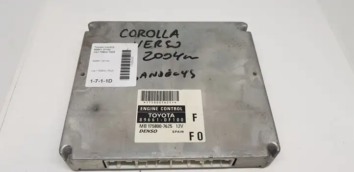 Toyota Corolla Verso AR10 (2004 - 2009) 896610F100 Блок управления двигателем (ЭБУ) — фото 3