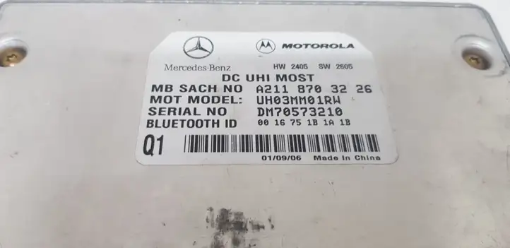 Mercedes-Benz E W211 (2002 - 2009) 2118703226 Прочие блоки управления — фото 2
