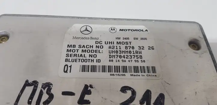 Mercedes-Benz E W211 (2002 - 2009) 2118703226 Прочие блоки управления — фото 3