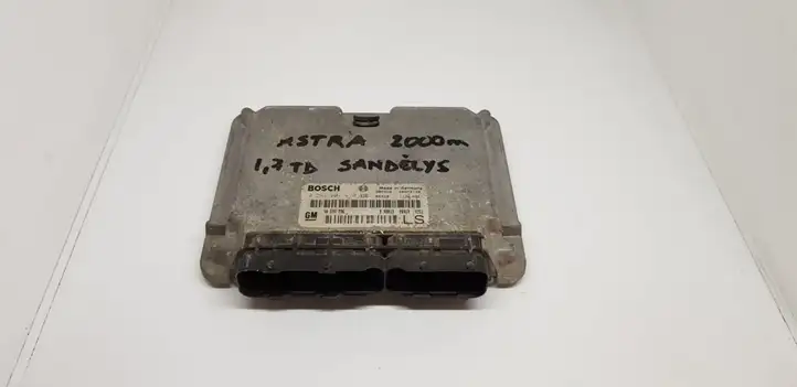 Opel Astra G (1998 - 2004) 0281001670 Блок управления двигателем (ЭБУ) — фото 1