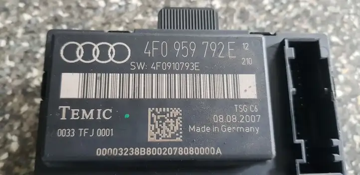 Audi A6 S6 C6 4F (2004 - 2008) 4F0959792E Прочие блоки управления — фото 2