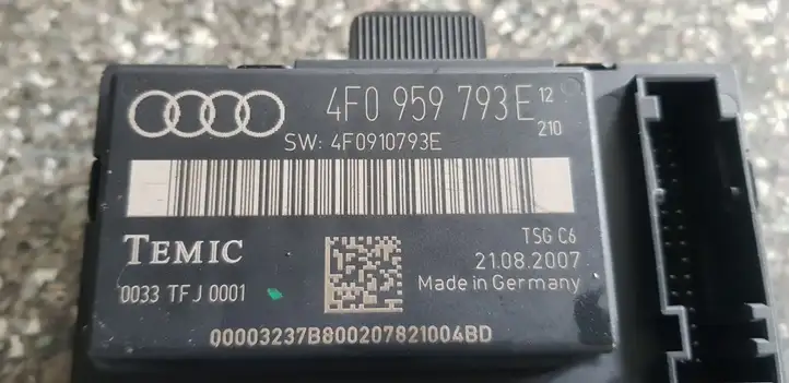 Audi A6 S6 C6 4F (2004 - 2008) 4F0959793E Прочие блоки управления — фото 3