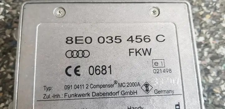 Audi A6 S6 C6 4F (2004 - 2008) 8E0035456C Прочие блоки управления — фото 2