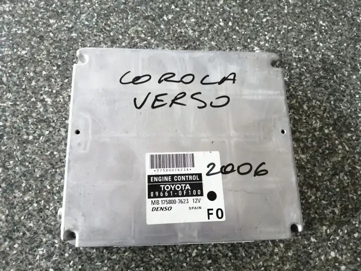 Toyota Corolla Verso AR10 (2004 - 2009) 896610F100 Блок управления двигателем (ЭБУ) — фото 1
