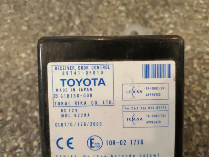Toyota Corolla Verso AR10 (2004 - 2009) 897410F010 Прочие блоки управления — фото 4