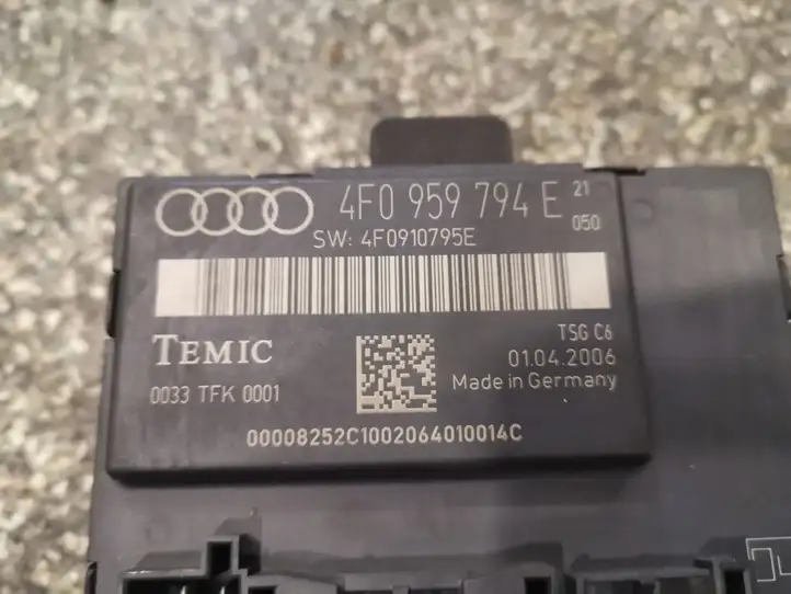 Audi A6 S6 C6 4F (2004 - 2008) 4F0959794E Прочие блоки управления — фото 3