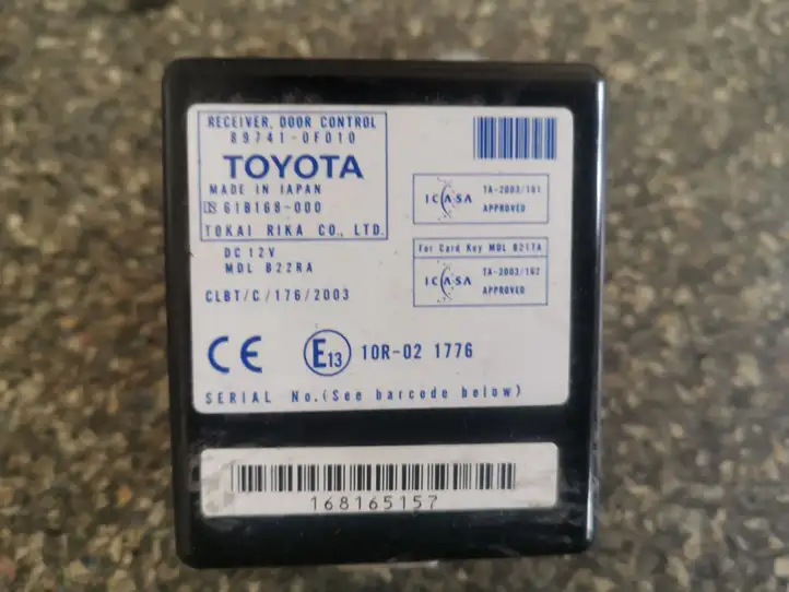 Toyota Corolla Verso AR10 (2004 - 2009) 897410F010 Прочие блоки управления — фото 3