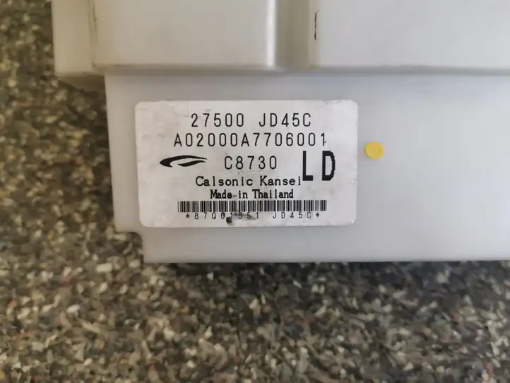 Nissan Qashqai (2006 - 2010) 27500JD45C Блок управления климат-контролем — фото 3
