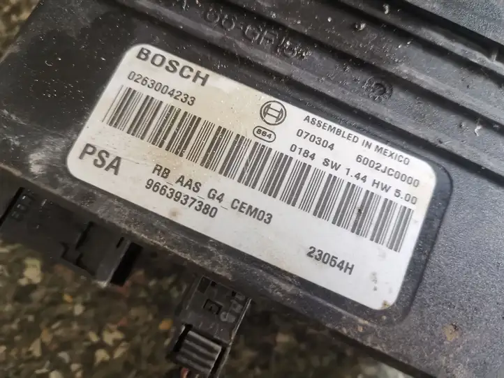 Citroen C4 I Picasso (2006 - 2013) 0263004233 Прочие блоки управления — фото 2