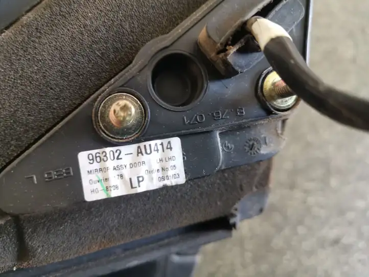 Nissan Primera (2001 - 2008) 96302AU414 Боковое зеркало с электроприводом — фото 2